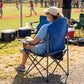 High Back Folding Camping Chair Oversized and Fully Padded