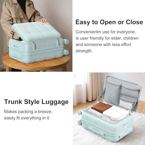 20 Inch Expandable Carry On Luggage Airline Approved