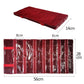 Travel Jewelry Roll Bag Portable Organizer Pouch With Grids&PVC Cover Storage Bags for Necklace
