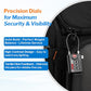 Open Alert TSA Approved Luggage Locks (6 Count)