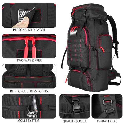 Hiking Backpack for Men 70L