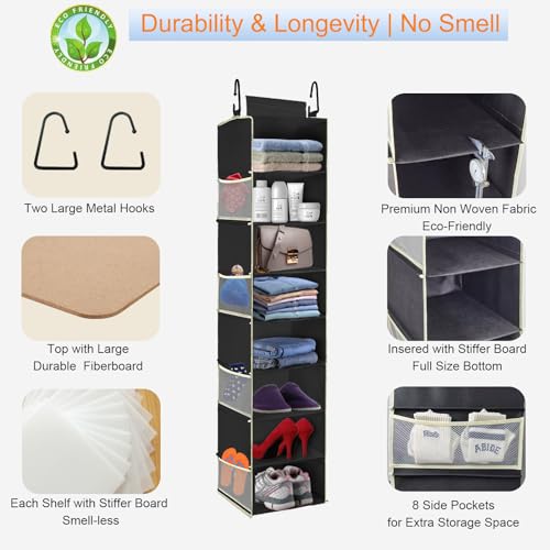 2 Pack Large Sized Hanging Shoe Organizer 8