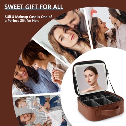 Makeup Bag with Led Mirror