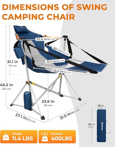 Hammock Chair with Footrest