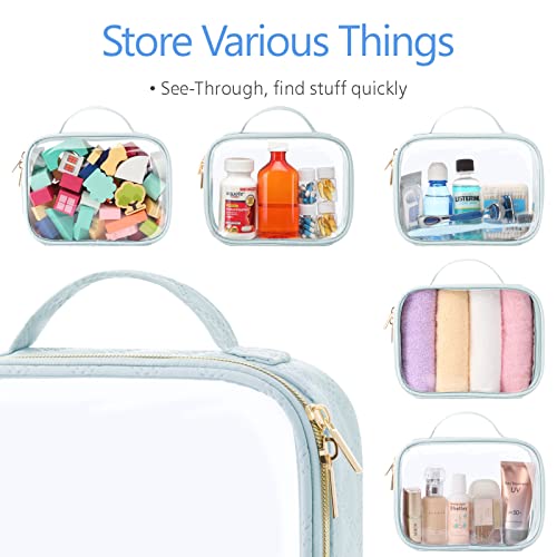 Clear Makeup Bag (3 Count)