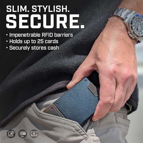 Slim Minimalist Wallets for Men (25 Count)