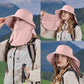 Sun Hat for Men Women with Neck Flap