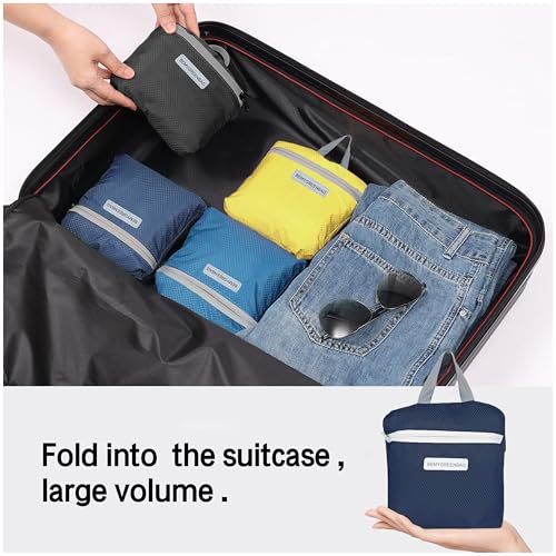 35L Foldable Waterproof Backpack For Outdoor Sports With Inside Wet Clothes Compartment Packable For Multiple Uses Ultra Lightweight Ideal For Hiking Men And Women Travel