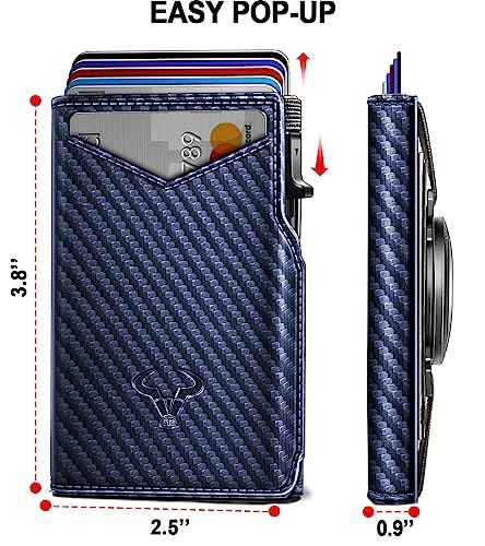 Men Airtag Leather Wallet Metal Case Money Clip