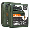 10x12 Feet 2 Pack (2 Count)