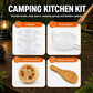 8pcs Camping Cooking Set for 1