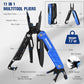 Multitool 11 in 1 Camping Tools with Pocket Clip and Sheath