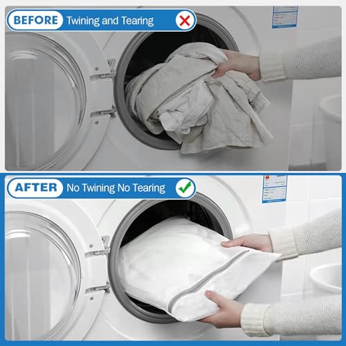 5Pcs Laundry Bags Mesh Wash Bags (5 Count)