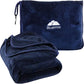 Premium Soft Long Travel Blanket Pillow Airplane