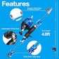 Collapsible Telescopic Fishing Rod and Reel Combo Push Button Small Fishing Pole Kit Beginner Youth Girls Fishing Starter Set Tackle