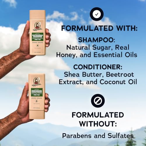 Men's Natural Shampoo and Conditioner Set (22 Fl Oz)