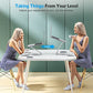 Adjustable Laptop Stand for Desk 360° Rotating Base up to 17" Silver
