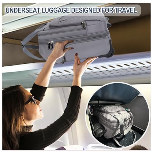 Underseat Carry On Wheeled 16" Bag with Wheels
