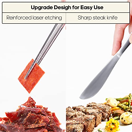 Travel Utensils with Case (5 Count)