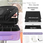 Travel Makeup Bag Cosmetic Bag Makeup Organizer Bag with Lighted Mirror
