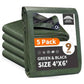 Small Tarps 4x6 Feet (5 Count)