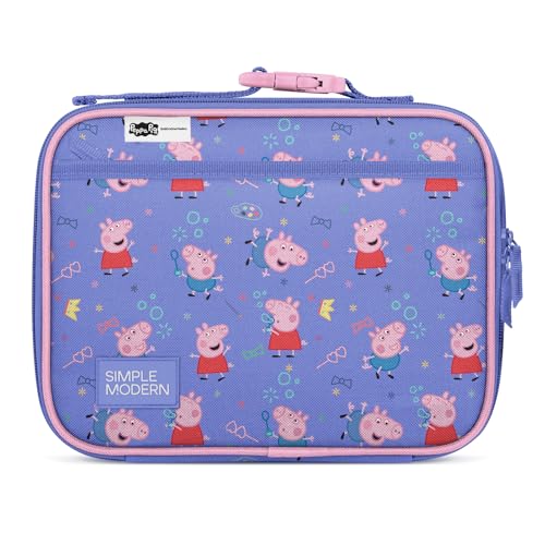 Peppa Pig Kids Lunch Box & Insulated Lunch Bag for School