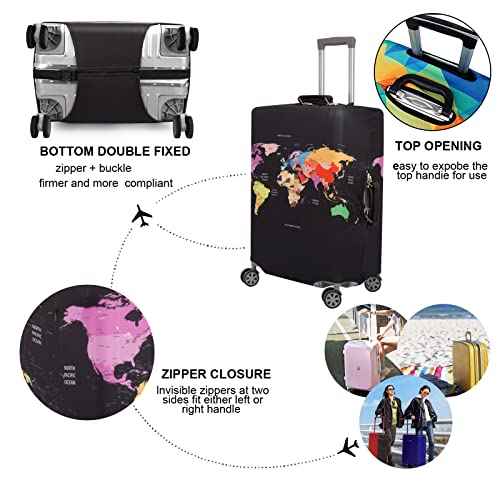 Thicker Luggage Cover Elastic Suitcase Cover Protector Fits 18
