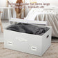75 Quarts Extra Large Decorative Storage Bins with Lids (3 Count)