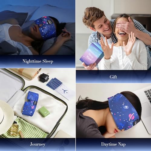 Sleep Mask with Bluetooth Headphones