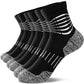 Ankle Compression Socks for Men Athletic Running Socks with Cushioned Support 3 Pairs