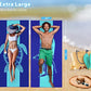Microfiber Beach Towel with Bag Oversized 71x32 Sand Free 2 Pack (2 Count)