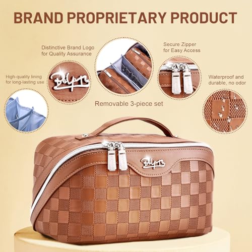 Travel Makeup Bag Organizer (3 Count)