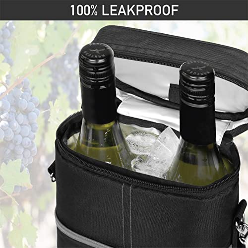 2 Bottle Wine Carrier Tote