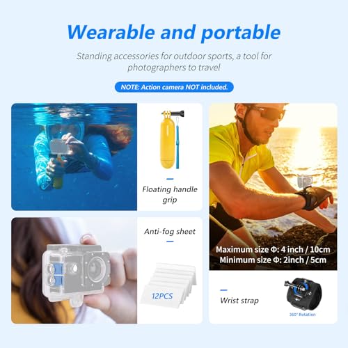 50 in 1 Action Camera Accessory Kit Compatible with GoPro DJI