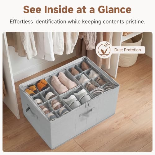 24 Pair Large Shoe Storage Box