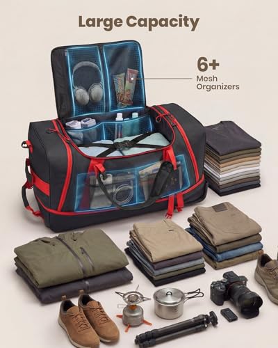 100L Rolling Duffle Bag with Wheels