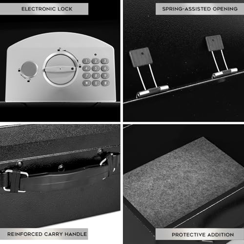 Fire Resistant Document Lock Box Safe Digital Keypad