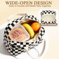 Lunch Bag for Women Insulated Lunch Box Corduroy Lunch Tote Cooler for Travel Work Picnic