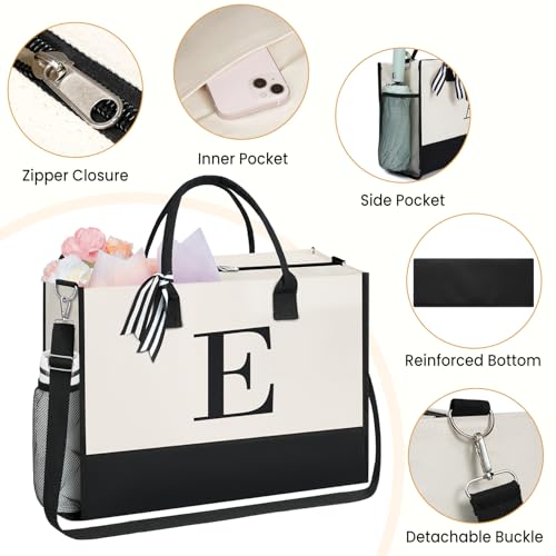 Personalized Initial Tote Bag