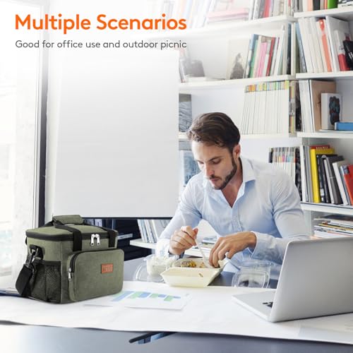 Medium Lunch Bag (Dark Green / Medium(9L))
