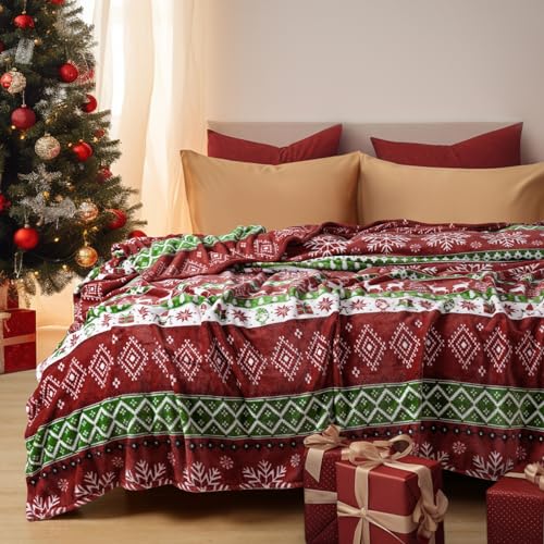 Printed Fleece Blanket Queen Size