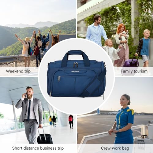 Small Underseat Carry On Luggage Bags for Travel with 10 Pockets