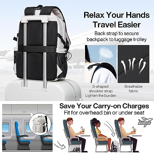 Large Expandable Travel Laptop Backpack
