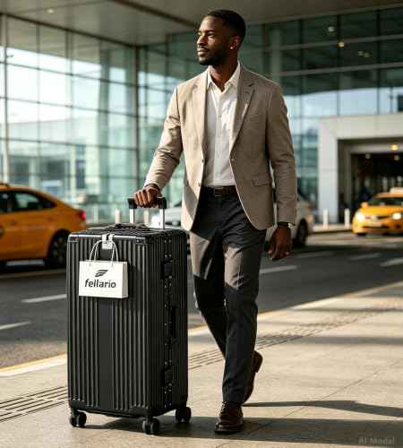 Super Large Aluminum Frame Checked Luggage