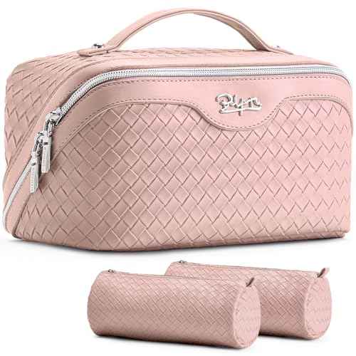 Travel Makeup Bag Cosmetic Bags for Women (3 Count)