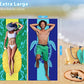 Microfiber Beach Towel with Bag Oversized 71x32 Sand Free 2 Pack (2 Count)