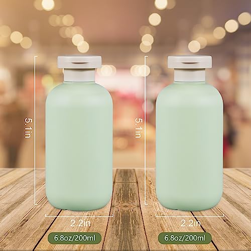 6.8oz Squeeze Bottles with Flip Cap (2 Count)