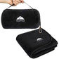 Premium Soft Rolled Travel Blanket Pillow Airplane 2 in 1