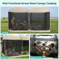 Screen House Room 2024 Upgraded 2 in 1 Screen Tent PoP Up Gazebo® with Mesh Mosquito Netting