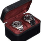 2 Watch Travel Case for Men